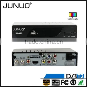 JUNUO Shenzhen Manufacture Best Quality Low Price 1080p HD Mstar 7t01 Dvb-t2 tv Decoder Set Top Box Zimbabwe thumbnail-5