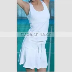 Polyester White Women Tennis Suit thumbnail-1