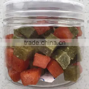 Canned Food OEM Supplier Canister Dog Treat Chicken & Carrot Granule Dog Snack Dog Training Treat thumbnail-2