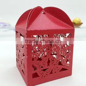 C229 Laser Gummy Candy Box Wedding Favor Butterfly Candy Gift for Decoration thumbnail-5
