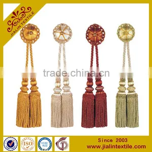 Small Flower Bullion Cotton Tassel thumbnail-1