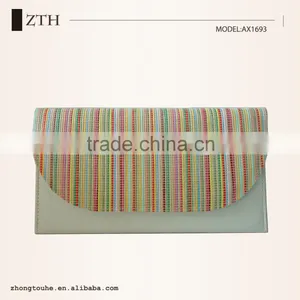 2015 Wholesale Color Women's PU/straw Messenger Bag thumbnail-1