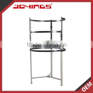 Floor Standing White Clothing Round Display Shelves thumbnail-1