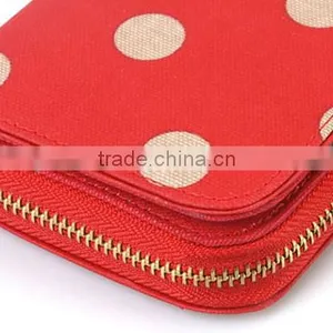 Fashion Canvas Zippered Clutch Wallet For Girls thumbnail-5