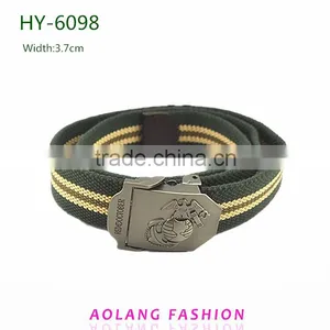 Fabric Belts Jeans in Stock Canvas Belt Weaving Nylon Plate Buckles Men's Belt Wholesale Fashion thumbnail-1