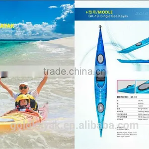 Hot Selling 2014 New Style Plastic One Person Sit in Sea Kajak Good Quality Ocean Kayak Popular in Europe thumbnail-1