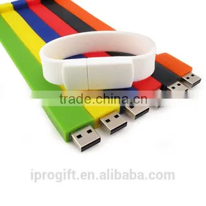 Factory Price High Quality Silicone Wristband USB Flash Drive 1GB 2GB 4GB 8GB thumbnail-4