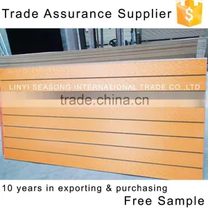 1220*2440*15mm China Red Magic Slotted Mdf Board With Aluminium Strip thumbnail-6
