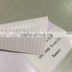 500*300D, 300g Glossy Frontlit PVC Flex Banner Roll thumbnail-1