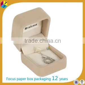 Elegant High End Paper Packaging Jewelry Box Velvet thumbnail-1