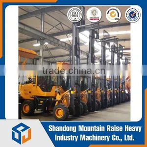 3Ton 4.5m Superhigh Forklift Wheel Loader Manufacturer China With CE Cetification thumbnail-1