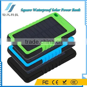 Square Solar Powerbank Waterproof Charger 4000mAh for IPhone Smart Phone thumbnail-5