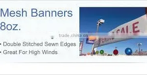 Outdoor PVC Banner, Mesh Banner, Vinyl Banner thumbnail-3