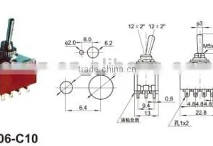Micro 2 Pin Red 16a Rocker Switch Manufacture 250v T125 R11 3A 250V With CE,ROHS Certificate thumbnail-5