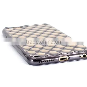 High Quality 100% Smooth Edges Electroplating TPU Transparent Clear Back Mobile Phone Case Cover for IPhone 6 / 6s thumbnail-4