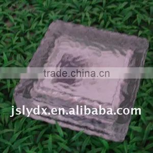 LED Solar Ice Glass Brick Light(10*10*10cm) thumbnail-1