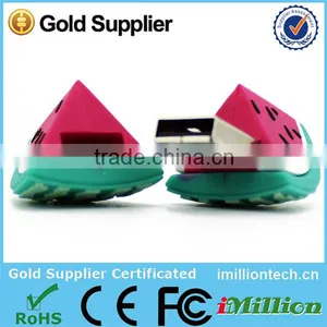 Watermelon Shape Novelty Cheap Wholesale 2.0 Usb Flash Drive/customized PVC Usb, Food USB , thumbnail-2