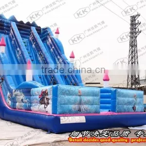 Backyard Rental Discount and Cheap Castle Inflatable Slide, Double Lane Slides thumbnail-1