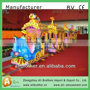 Amusement Park Outdoor Playground Electric Mini Track Train thumbnail-1