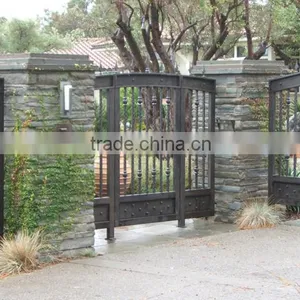 Wrought Iron Entrance Gate and Iron Trellis With Gate on Online Shopping thumbnail-3