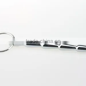 CTDA-013 Male Stainless Steel Soft Silicone Urethral Stretching Tube Urethra Metals Urine Catheter thumbnail-5