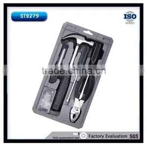 7pcs Useful General Black Color Hand Tools Set thumbnail-1