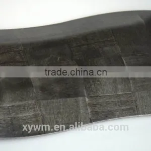 Black Woven Wooden Serving Tray and Plate thumbnail-6