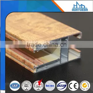 Wood Grain Surface Treatment for Decoration Aluminium Profile for Window thumbnail-3