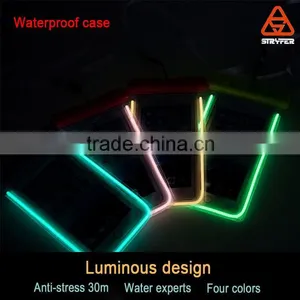 Luminous Transparant Water Proof Bag Phones Portable Outdoor 100% Sealed Waterproof Case thumbnail-1