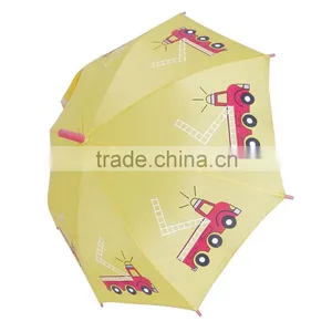 Polyester Cute Cartoon Print Safety Kids Umbrella thumbnail-1