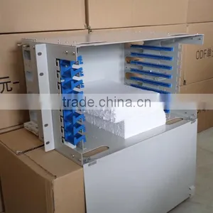 China Supplier Fiber Optic Equiment 19 Inch Rack Mounted ODF Unit Box 96 Core thumbnail-3