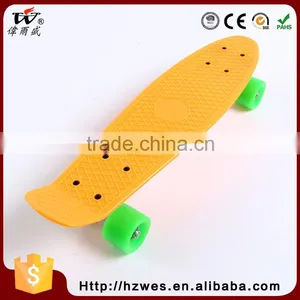 Aluminum Base ABS Deck Material OEM Fish Shape Skateboard thumbnail-1