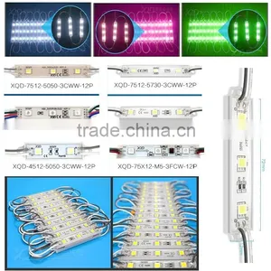 XQD 3 Chips 5050 /5630/5054/3528 SMD Modules Led Waterproof Glue Different Size Led Modul RGB Led Module With 3M Adhesive thumbnail-1