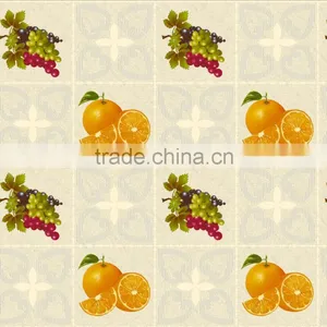 PVC Transparent Printed Tablecloth / PVC Table Cloth Rolls thumbnail-2