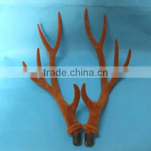Handmade Fabric Hard Deer Antler Horn for Furniture Decoration thumbnail-5
