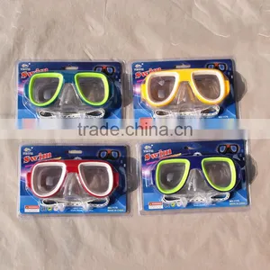 Wholesale Hot Sell Colorful Plastic Swimming Glasses thumbnail-1
