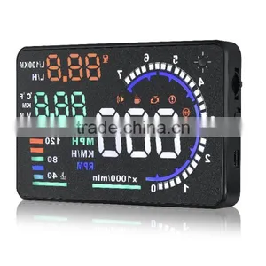 A8 Car HUD System OBD2 Speed Display Car Security Device thumbnail-5