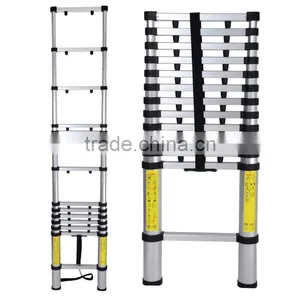 Telescopic Foldable Extendable Multipurpose Aluminium A Frame Ladder thumbnail-1