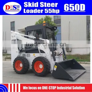 Cheap Skid Steer Loader Price 650kg Mini Skid Loader 55hp New WECAN Skid Steer Loader thumbnail-2