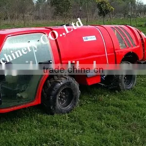 Self Propelled Garden Orchard Vineyard High Press Boom Tank Air Blast Sprayer Vehicle 1000L With Itlay Pump and A/c Cabin thumbnail-5