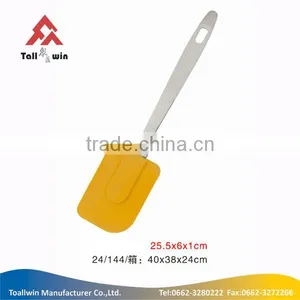 Food Grade Silicone Kitchen Utensils/yellow Silicone Spatula thumbnail-1