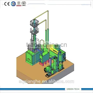 Continuously Oil Distiller Tyre Oil to Diesel Oil Refining Plant 10-15tpd per Day thumbnail-1