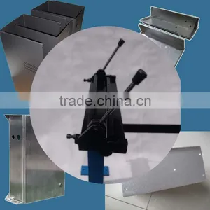 Small Standing Type Double Handle Sheet Metal Plate Bending Machine thumbnail-1