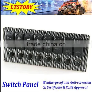 Boat Marine Rocker Switch Panel 4 Switches thumbnail-2