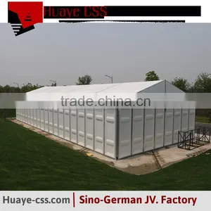 10m x 25m White Marquee Tent With Solid ABS Wall thumbnail-3