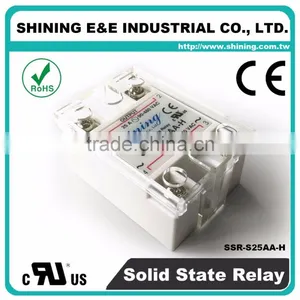 SSR-S25AA-H Ac to AC General Purpose Mounting 25A Input 220V SSR thumbnail-1
