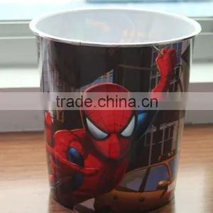 PP Material Home Use Colorful Cartoon Trash Bin thumbnail-3