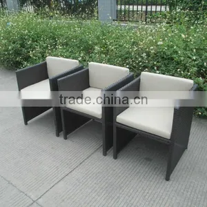 A - High-end Grey Rattan Wicker Furniture Dinning Set CF829-2 thumbnail-4