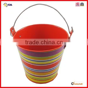 Manufactory Colored Handle Galvanized Colored Tin Buckets thumbnail-2