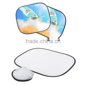 Foldable Oval Car Rear Window Sunshade thumbnail-1